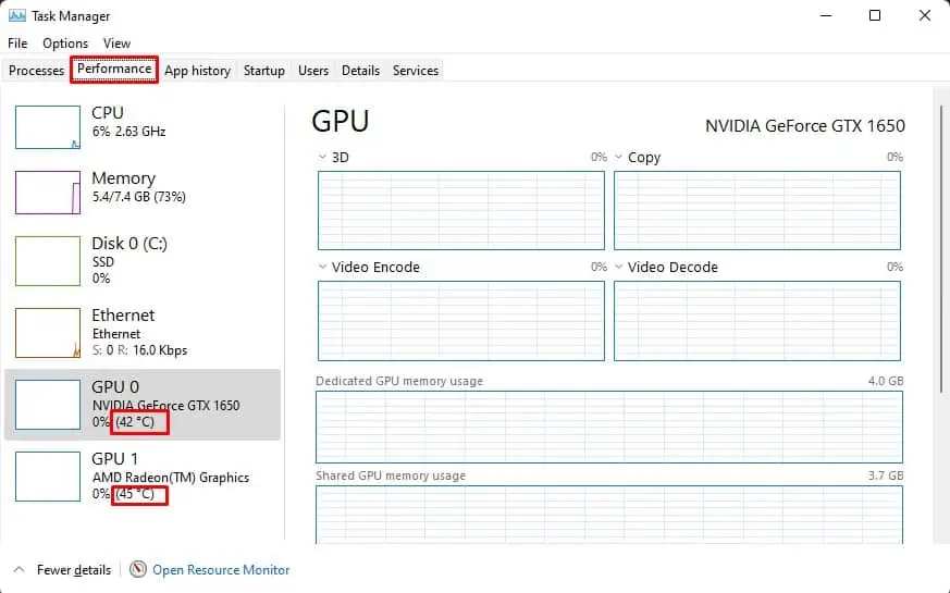 How to Check GPU Temperature? 1 task-manager-check-temp
