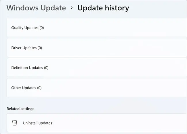 Taskbar Not Working On Windows 11? Here’s How To Fix It 5 uninstall-updates-windows-11