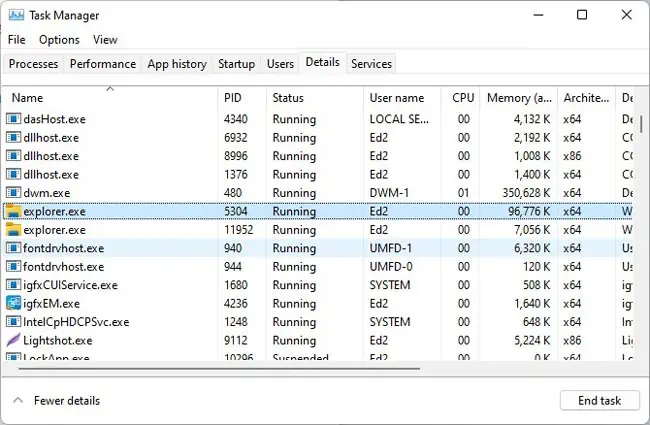 Taskbar Not Working On Windows 11? Here’s How To Fix It 1 windows-11-task-manager-explorer-exe