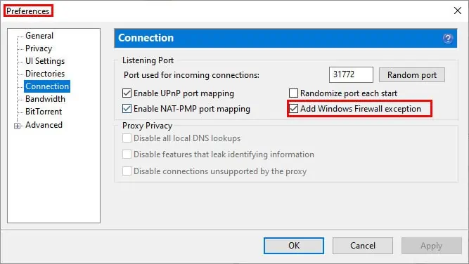uTorrent Not Working: Why & How to Fix it 4 Add-exception-to-firewall-in-utorrent-app