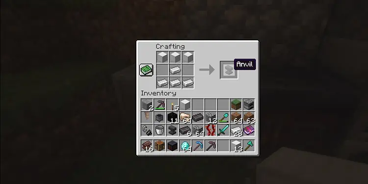 How to Repair Netherite Tools 5 Anvil