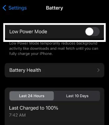 Whatsapp Video Call Not Working? Try These Fixes for Android & iPhone 47 Click-on-Low-power-Mode-to-turn-it-off