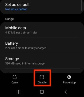 Fix: Android Storage Space Running Out But It's Not 28 Click-on-it-and-Tap-on-Disable