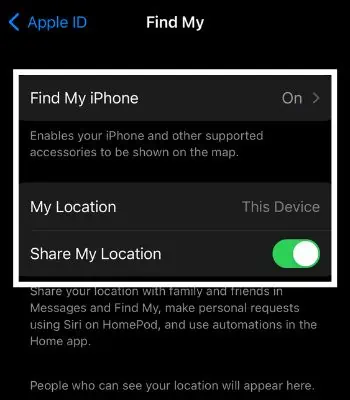 Enable-Find-My-iPhone-Share-My-Location