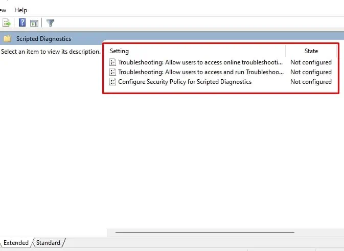 Windows Troubleshooter Not Working? Try These Fixes 26 GroupPolicyEditorScriptedDiagnostics