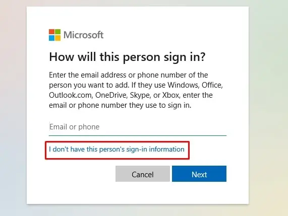 Windows Troubleshooter Not Working? Try These Fixes 28 IDontHaveThisPersonsSigninInformation