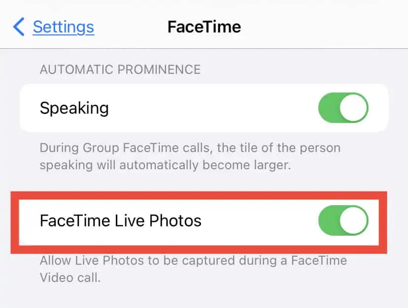FaceTime Photos Not Working? Here’s how to fix it 4 IMG_8655