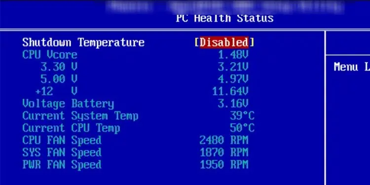 CPU Fan Not Spinning? Here’s How to Fix It 6 PC-health-status