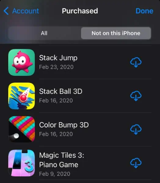 How Can I See Previously Downloaded Apps on Mobile and PC 4 Purchased-apps
