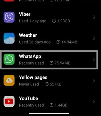 Whatsapp Video Call Not Working? Try These Fixes for Android & iPhone 28 Scroll-down-and-click-on-Whatsapp