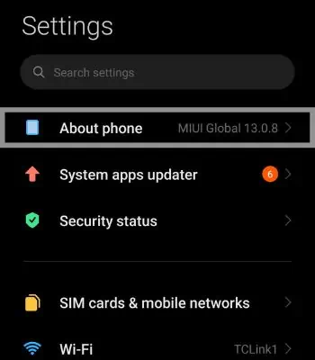Fix: Android Storage Space Running Out But It's Not 42 Tap-on-About-Phone-2