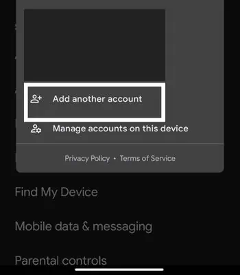 How to Fix YouTube Error 400 on Phone and Browser 36 Tap-on-your-profile.-Then-click-on-Add-another-account-and-fill-in-your-login-information