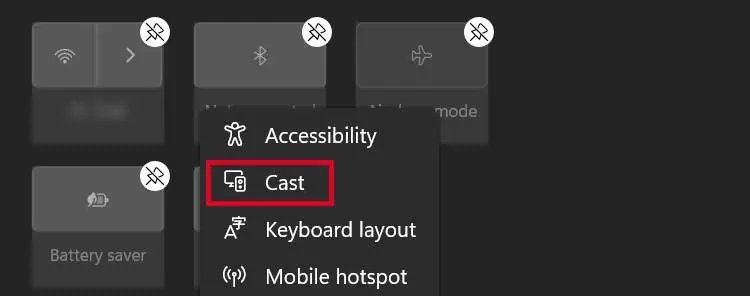 How to Connect to a Wireless Display in Windows 11 4 add-cast