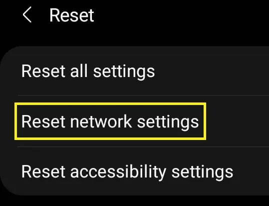 AirPods Won't Flash White - Why & How to Fix it 20 android-reset-network