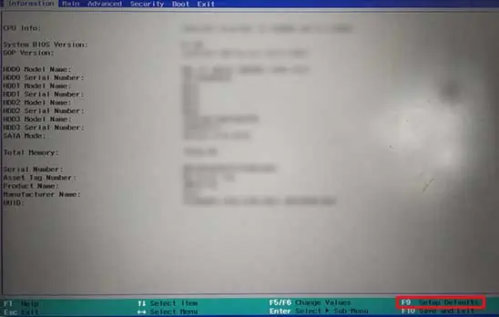 How to Fix Blue Screen of Death (BSOD) on Windows 11 65 bios-default-1