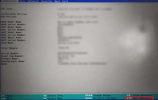 How to Fix Blue Screen of Death (BSOD) on Windows 11 66 bios-save-and-exit-1