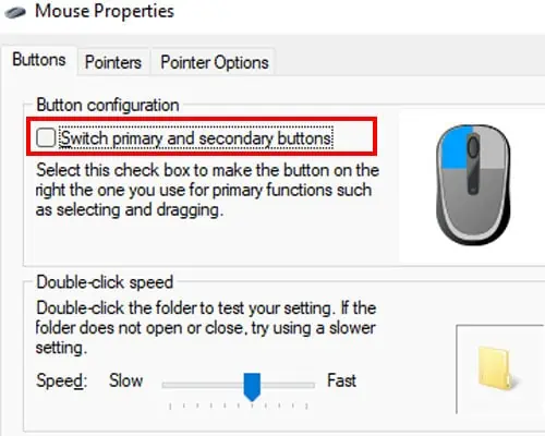 Mouse Clicks Not Registering? 14 Proven Ways to Fix it 16 change-mouse-primary-buttons