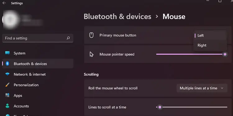 Mouse Clicks Not Registering? 14 Proven Ways to Fix it 15 change-primary-mouse-button