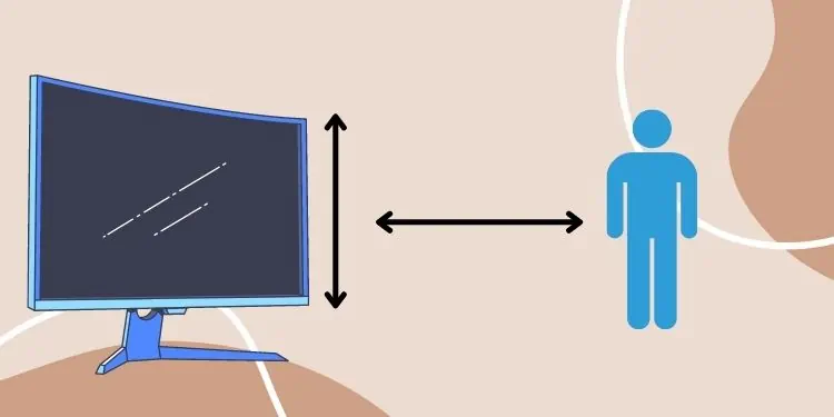 How Far Should You Sit From Your Monitor? 1 check-monitor-size-and-minimum-distance