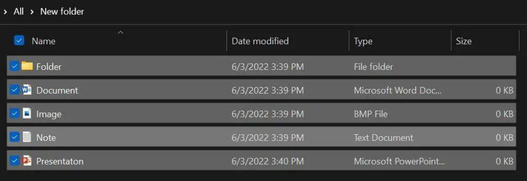 How to Select Multiple Files in Windows 10 and 11? 3 ctrl-a-1024x352