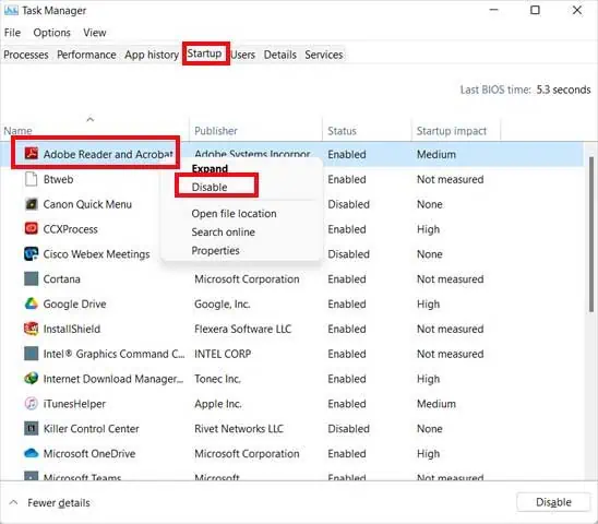 How to Fix Blue Screen of Death (BSOD) on Windows 11 63 disable-apps