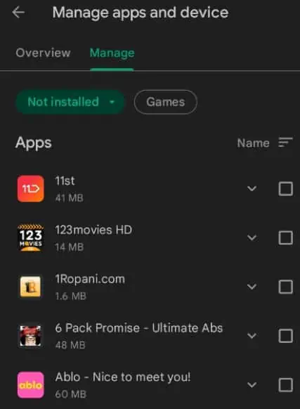 How Can I See Previously Downloaded Apps on Mobile and PC 2 downloaded-apps