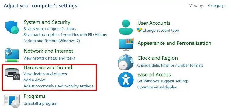 How to Close Laptop and Use External Monitor on Windows 11 2 hardware-and-sound