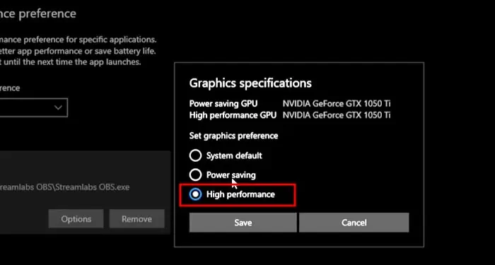 Laptop Not Using NVIDIA GPU? Try these 7 Fixes 16 high-performance-1
