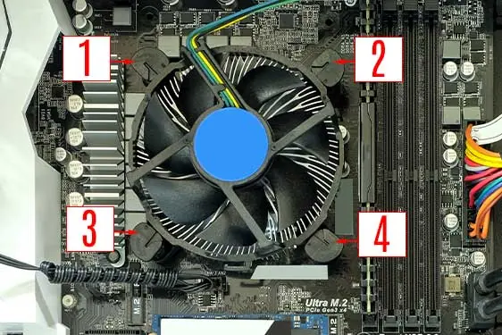 CPU Fan Not Spinning? Here’s How to Fix It 8 locks-on-each-side-of-the-fan