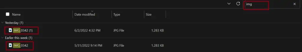 How to Select Multiple Files in Windows 10 and 11? 8 multiple-files-different-folder-select-1024x177
