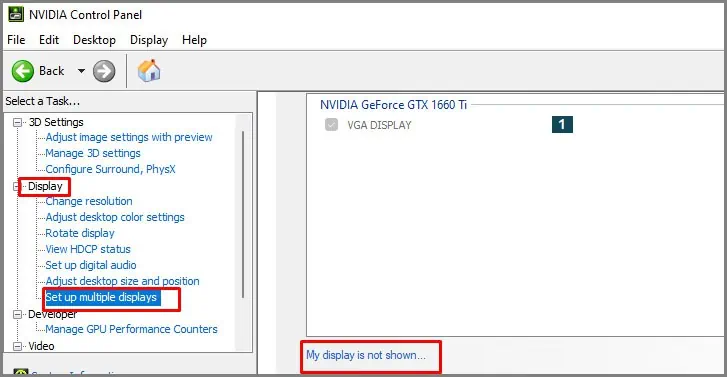 Laptop Won't Detect Monitor? Here's How to Fix It 17 my-display-is-not-shown-option-in-nvidia-graphics-control-panel