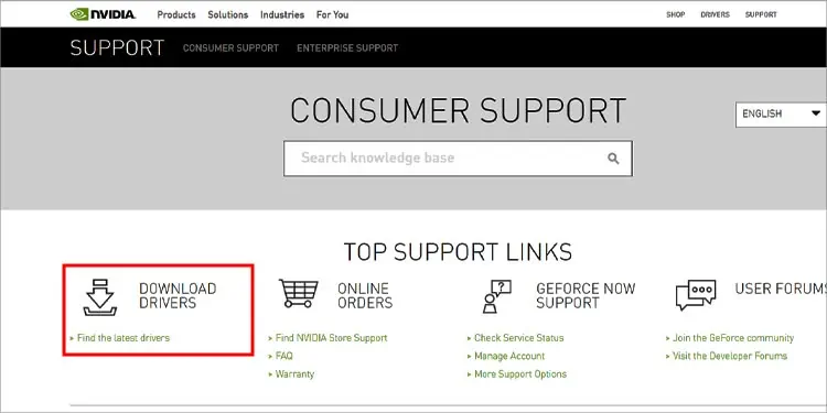 Cant Update Driver in Windows? Here’s How to Fix It 2 nvidia-driver-download-site-1