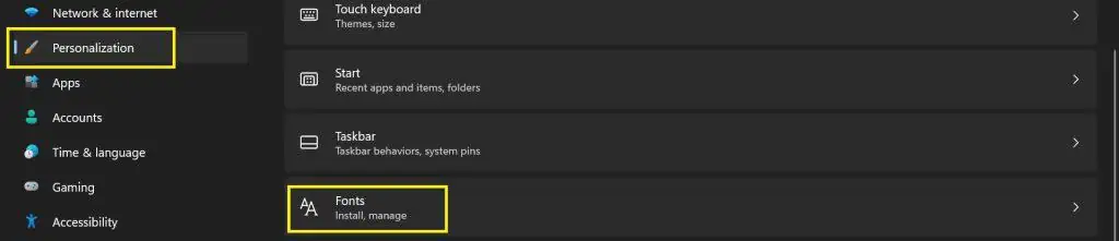 How Do You Change Font in Windows 11? 6 personalization-fonts-1024x221