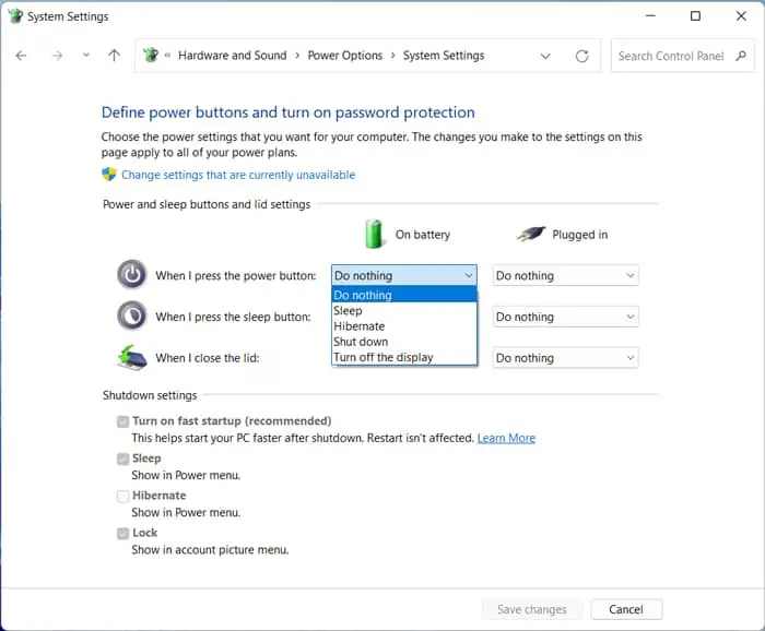 How To Change Windows 11 Power Button Settings 6 power-button-settings-control-panel