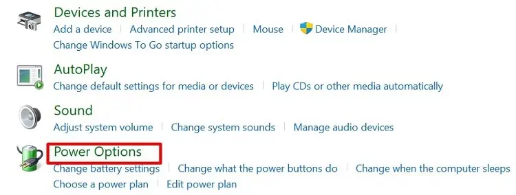 How to Close Laptop and Use External Monitor on Windows 11 3 power-options