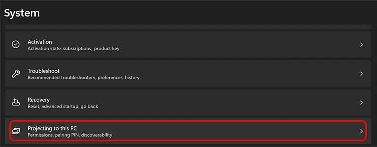 How to Connect to a Wireless Display in Windows 11 5 projecting-to-this-pc