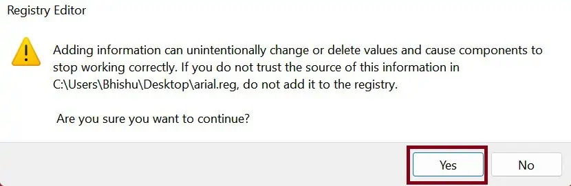 How Do You Change Font in Windows 11? 11 registry-editor