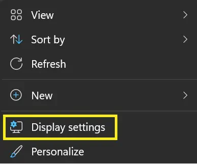 How to Change Primary and Secondary Monitor? 14 right-click-display-settings