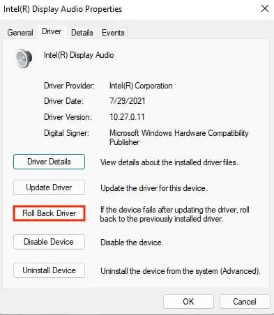 Why Are My Monitor Speakers Not Working? How to Fix It 23 roll-back