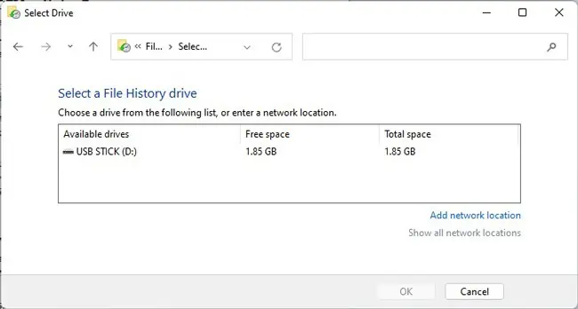 How To Backup Windows 11 To External Drive 12 select-a-file-history-drive