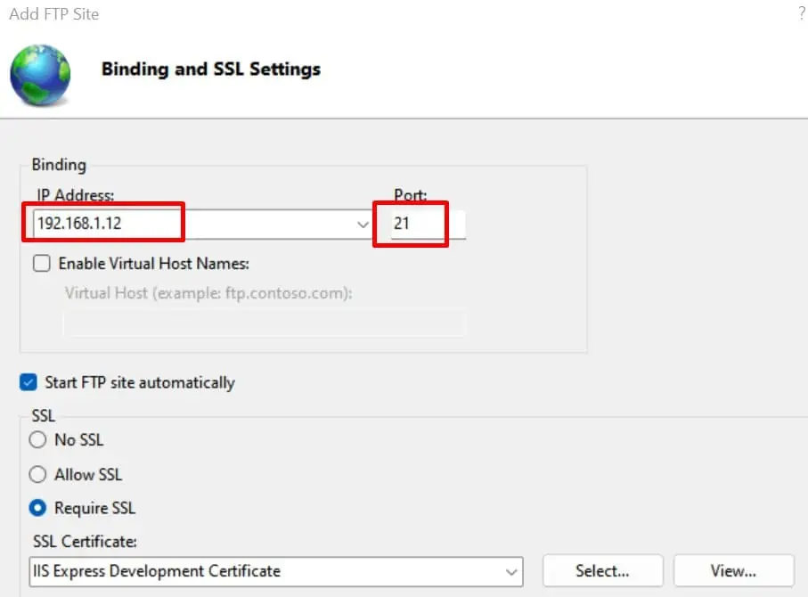 Why is Port Forwarding Not Working? Here's How to Fix 3 select-ip-address-and-port