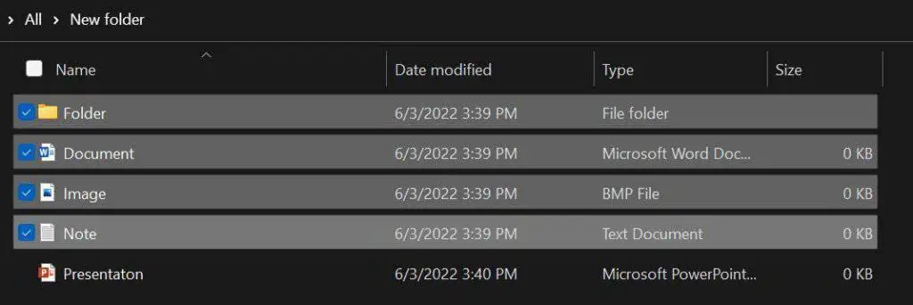 How to Select Multiple Files in Windows 10 and 11? 2 shift-select-1024x342