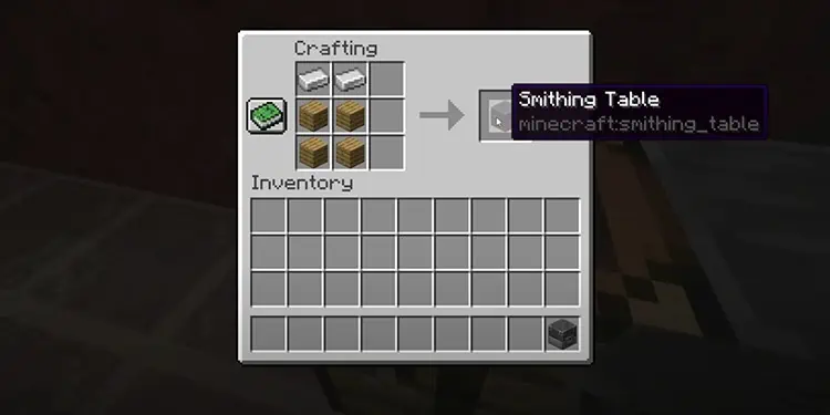 How to Repair Netherite Tools 4 smithing-table