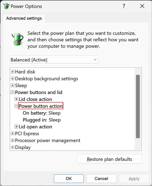 How To Change Windows 11 Power Button Settings 7 specific-power-button-settings-control-panel