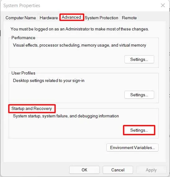 How to Fix Blue Screen of Death (BSOD) on Windows 11 38 startup-settings