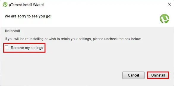 uTorrent Not Working: Why & How to Fix it 9 uTorrent-remove-my-settings