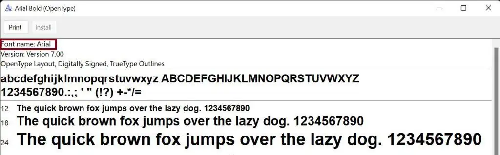How Do You Change Font in Windows 11? 5 view-font-control-panel-1024x318