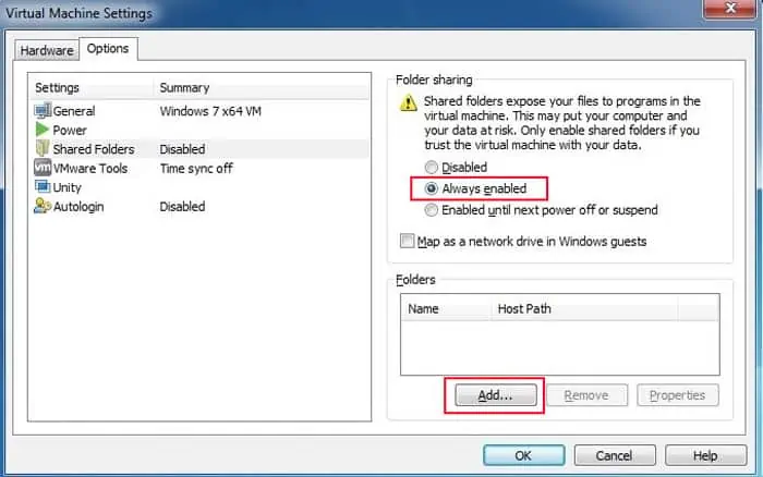 How To Transfer Files To Virtual Machine 19 vmware-shared-folder