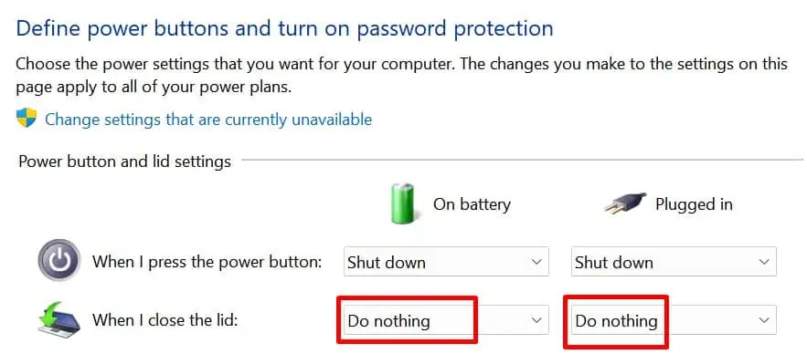 How to Close Laptop and Use External Monitor on Windows 11 4 when-i-close-the-lid