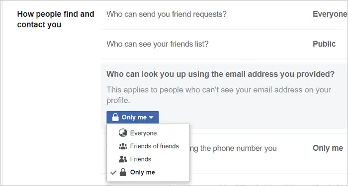 How Does Facebook Suggest Friends? 14 who-can-lookup-emails-you-provided